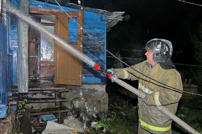 В Смоленской области при пожаре погиб человек