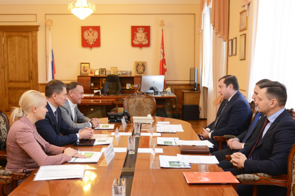 Новый председатель Среднерусского банка провел встречу с губернатором Смоленской области 