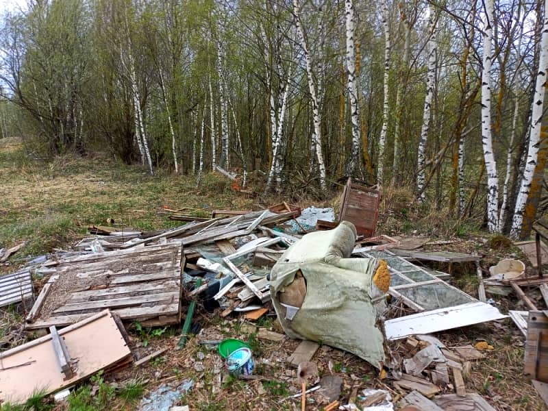 В Смоленской области выявили еще одну несанкционированную свалку на сельхозземлях