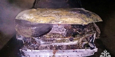 В Смоленской области за ночь сгорели две легковушки