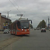 В Смоленске на улице Шевченко с рельсов сошел трамвай