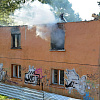 В Смоленске сгорел расселенный барак 