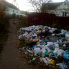 В смоленском дворе разрастается гора мусора