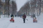 Снегопад в Смоленске
