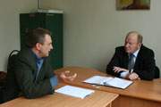 председатель Общественной палаты Смоленской области Юрий Ребрик проводил приём граждан по личным вопросам
