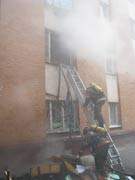 Комната в общежитии Смоленской государственной медицинской академии выгорела полностью. 