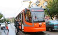 В Смоленске снова стреляли в новый трамвай