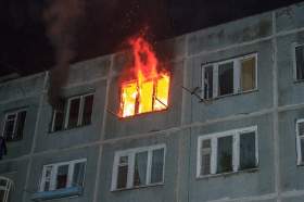 Девять человек спасено во время пожара в Смоленске