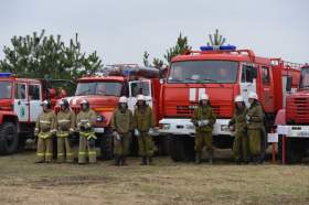 В Смоленской области потушили учебный пожар