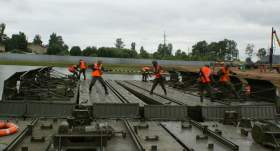 В Смоленске прошли учения железнодорожного батальона