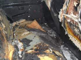 В Гагарине загорелся автомобиль