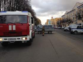 Улицу Дзержинского перекрыли из-за сообщения о бомбе