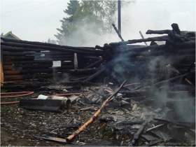 В Смоленском районе сгорел дом