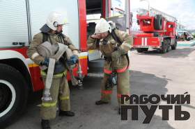 Пожарно-тактические учения прошли на смоленском железнодорожном вокзале