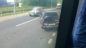 В Смоленске в ДТП попал рейсовый автобус