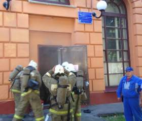 В Смоленске загорелась детская клиническая больница