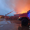 На месте крупного пожара в Смоленске развёрнут штаб пожаротушения