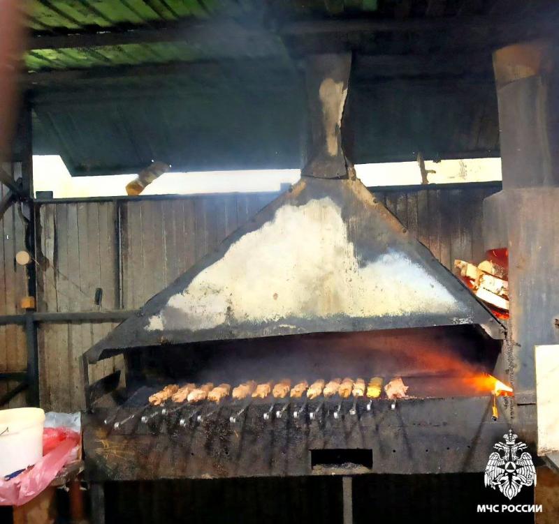 В Смоленске приготовление шашлыка закончилось пожаром