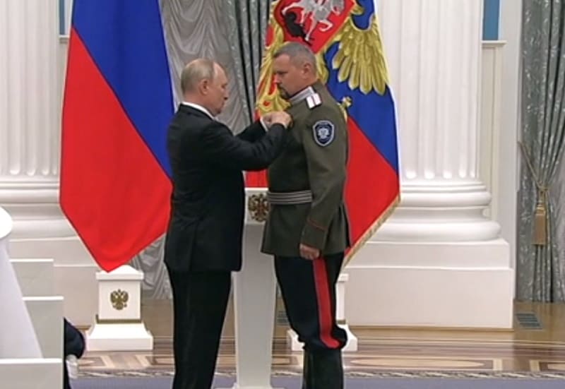 Казаку-добровольцу присвоили звание Героя России