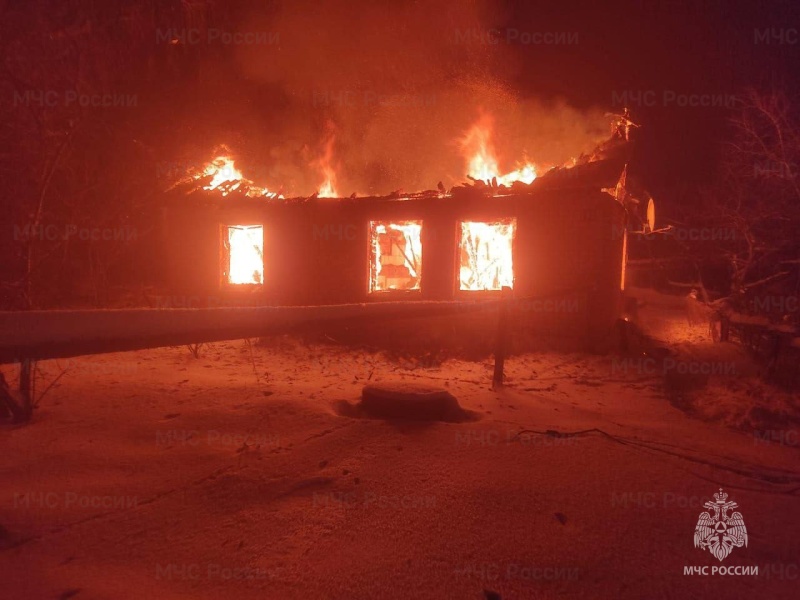 В Смоленской области в сгоревшем доме обнаружили два трупа 