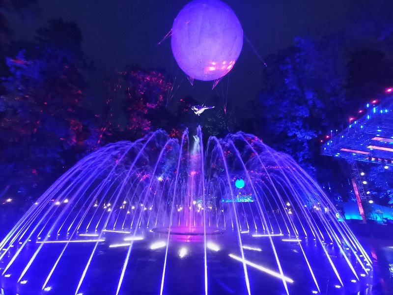 В Смоленске открыли мультимедийный фонтан на Блонье