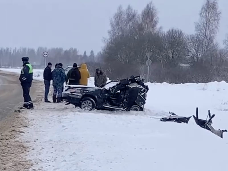 В Смоленской области водитель легковушки погибла в лобовом столкновении с фурой