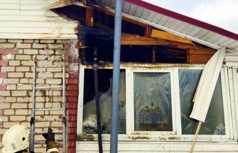 В Смоленской области загорелся жилой дом 