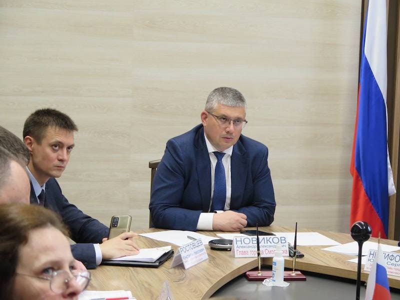 Мэр Смоленска обсудил вопросы городского хозяйства с белорусскими коллегами