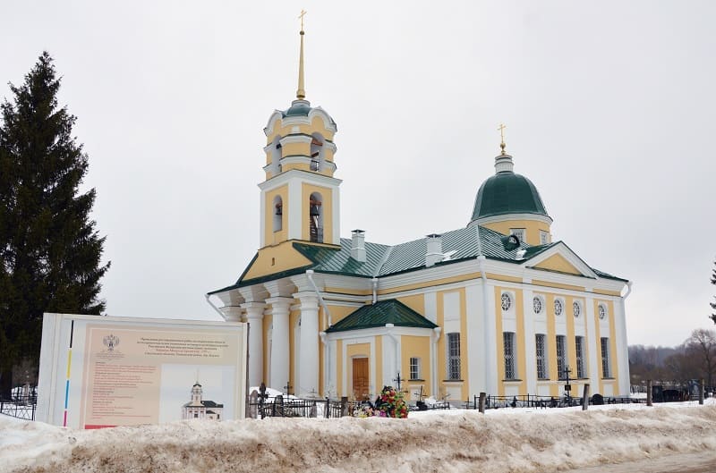 В Смоленской области газифицировали храм 18 века