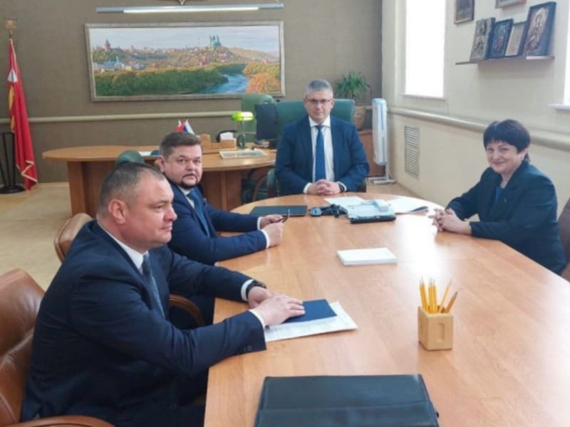 Мэр Смоленска договорился о сотрудничестве с руководителем регионального отделения Центробанка