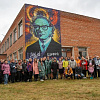 В Смоленской области появился восьмиметровый портрет знаменитого писателя-фантаста