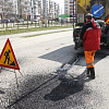 В Смоленске ведется активный ямочный ремонт
