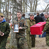 Останки пропавшего без вести солдата предали земле в Руднянском районе