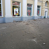 В центре Смоленска у жилого дома обвалился кусок стены
