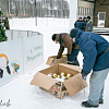 В Смоленске установили первую уличную новогоднюю елку