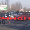 В Смоленске жестко столкнулись 5 машин