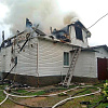 В Смоленской области из-за удара молнии загорелся частный дом