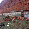 Обрушившийся участок Смоленской крепостной стены попал на фото