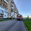 В Смоленске утро началось с пожара в 11-тиэтажке