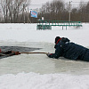 Из городского пруда в Смоленске несколько раз спасали человека
