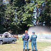 Что тушили пожарные в центральном парке Смоленска 