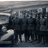 В 1942 году Викторин Курицын был направлен на работу в Управление милиции УНКВД Смоленской области, которое располагалось в г. Кондрово (ныне Калужская область). Занимал должность начальника секретариата Управления. На снимке - крайний справа.