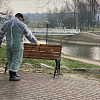В Смоленске продолжается ежедневная дезинфекция общественных мест