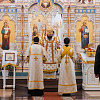 Губернатор Алексей Островский принял участие в Божественной литургии в храме в честь святого Великомученика и Победоносца Георгия 