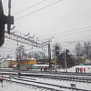 На станции Смоленск-Сортировочный над путями  разрушилась опора контактной сети