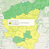 В Смоленской области сохраняется «желтый» уровень погодной опасности