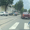 В центре Смоленска ДТП на рельсах остановило трамваи