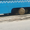 В Смоленске трамвай развернуло поперек дороги