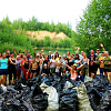 Эковолонтеры очистили от мусора озеро под Смоленском и его берега