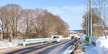 В Смоленской области открыли мост через реку Гжать после ремонта